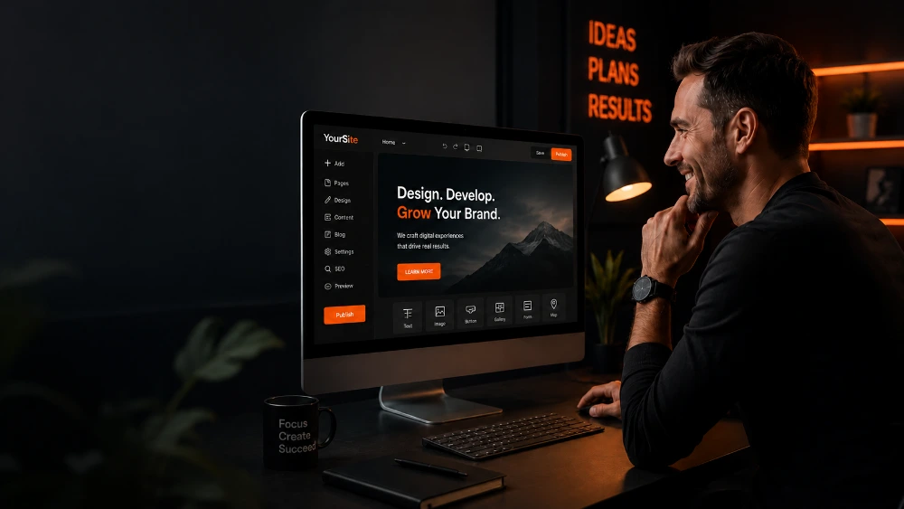 Criar site profissional sem programar